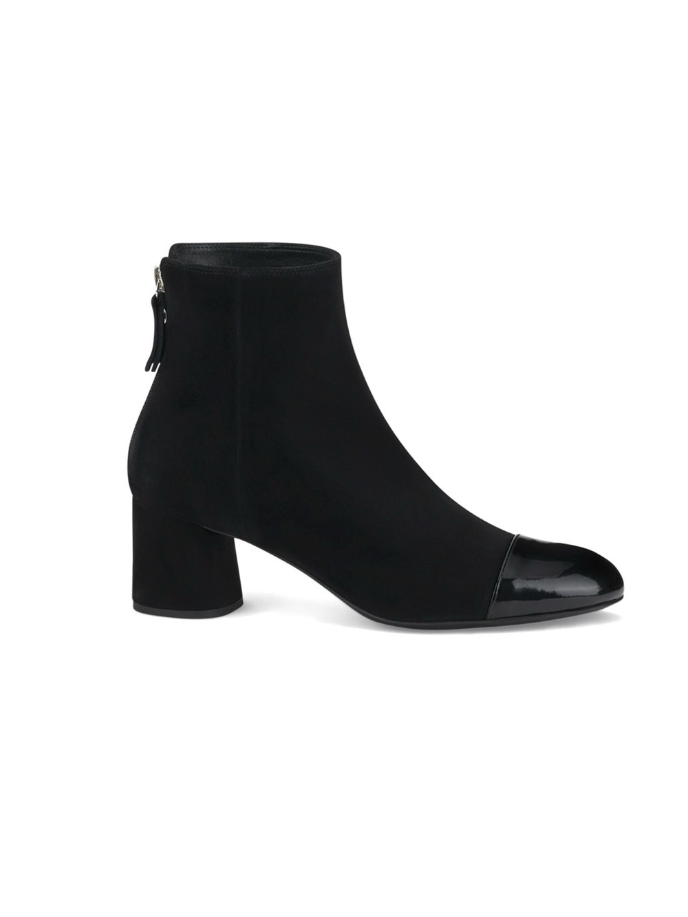 Paolo Stella Suede Cap Toe Ankle Boots (Size: 7.5)